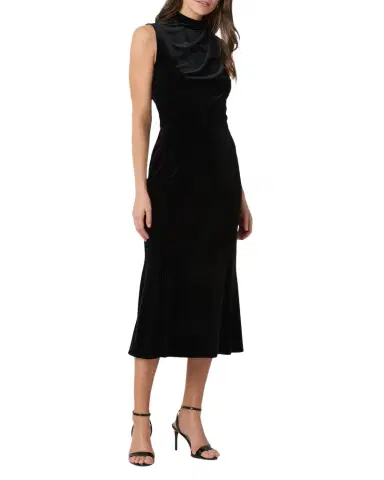 Shoshanna Audrey Sleeveless Velvet Dress | Thumbnail 1