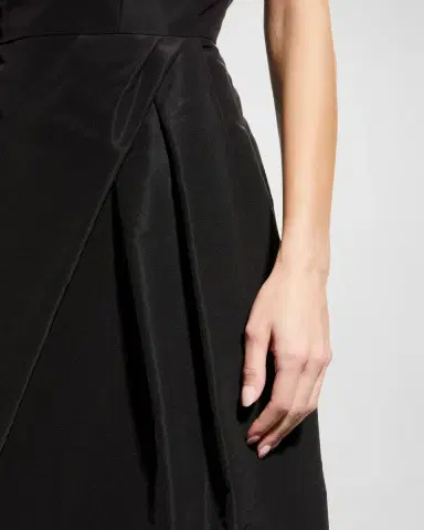 Carolina Herrera Icon Bateau Neck Short-Sleeve Dress | Thumbnail 5