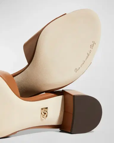 Dolce & Gabbana 40mm DG Cutout Leather Slide | Thumbnail 4 Dolce & Gabbana 40mm DG Cutout Leather Slide | Thumbnail 4