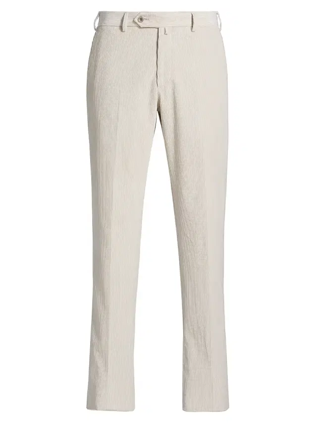 Saks Fifth Avenue Men's Cotton Corduroy Pants - White