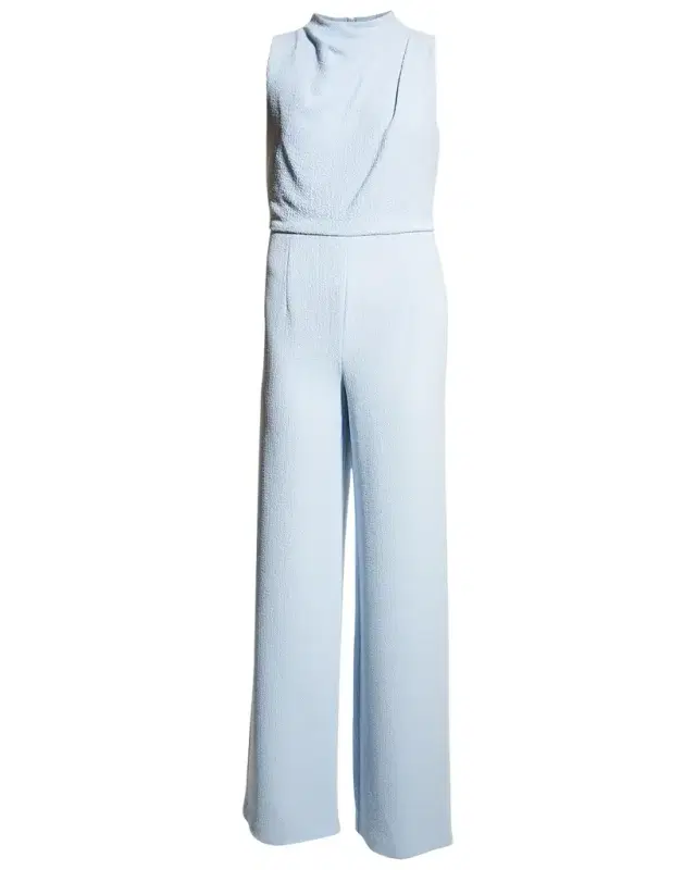 Black Halo Corrine High-Neck Sleeveless Jumpsuit
