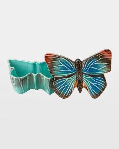Bordallo Pinheiro "Cloudy Butterflies" Box by Claudia Schiffer | Thumbnail 2 Bordallo Pinheiro "Cloudy Butterflies" Box by Claudia Schiffer | Thumbnail 2