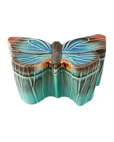 Bordallo Pinheiro "Cloudy Butterflies" Box by Claudia Schiffer | Thumbnail 1 Bordallo Pinheiro "Cloudy Butterflies" Box by Claudia Schiffer | Thumbnail 1