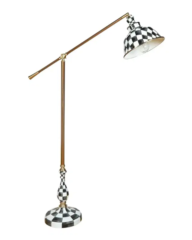 MacKenzie-Childs Courtly Check Reading Floor Lamp