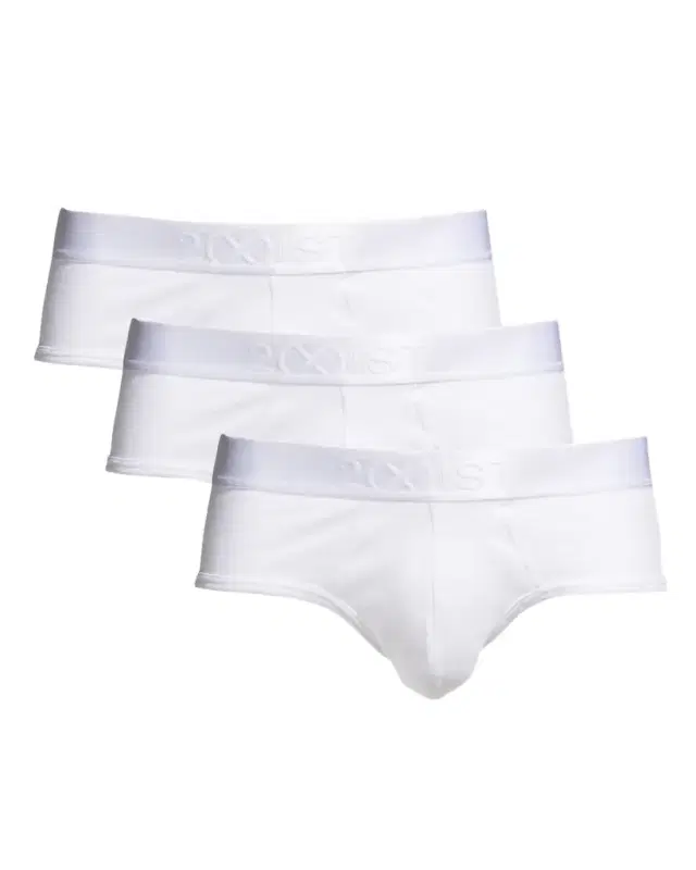 2XIST Men's 3-Pack Pima Cotton Contour Pouch Briefs