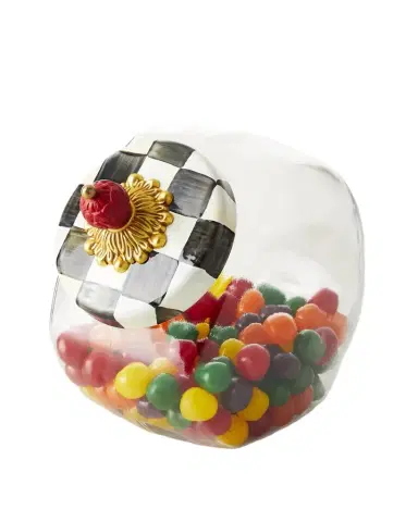 MacKenzie-Childs Sweets Jar with Courtly Check Lid | Thumbnail 1