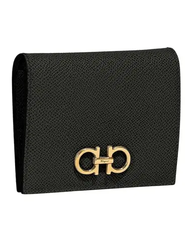 Ferragamo Gancini French Leather Wallet | Thumbnail 1