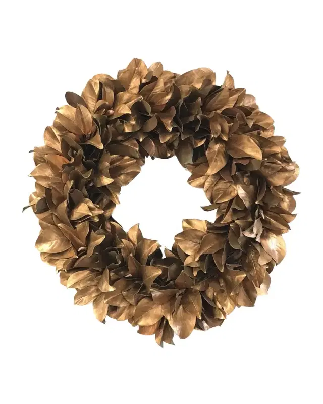 Jim Marvin Golden Magnolia Wreath