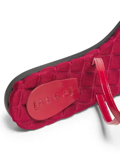 Aera Women's Faye Vegan Brushed Leather Flat Sandals | Thumbnail 5