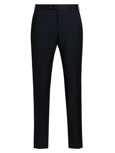 Saks Fifth Avenue Men's COLLECTION Basic Wool Dress Trousers | Thumbnail 1