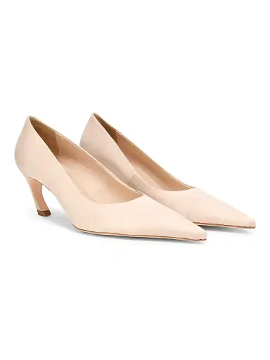 22élevé Women's 65MM Satin Pumps - Champagne | Thumbnail 2