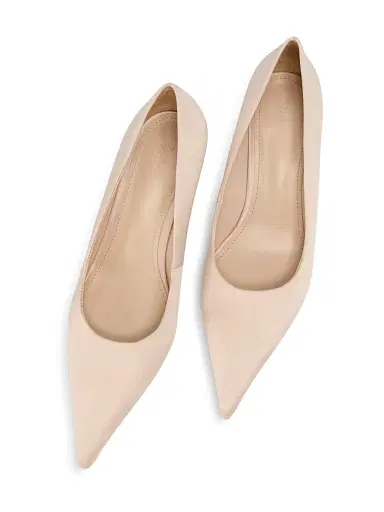 22élevé Women's 65MM Satin Pumps - Champagne | Thumbnail 4