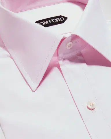 Tom Ford Men's Solid Point Collar Dress Shirt | Thumbnail 2 Tom Ford Men's Solid Point Collar Dress Shirt | Thumbnail 2