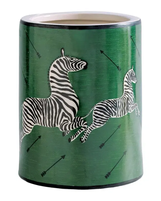 Port 68 Zebra Green Ice Bucket