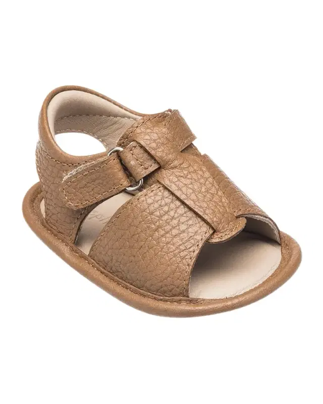 Elephantito Boy 's Caged Leather Sandals, Baby/Toddler/Kids