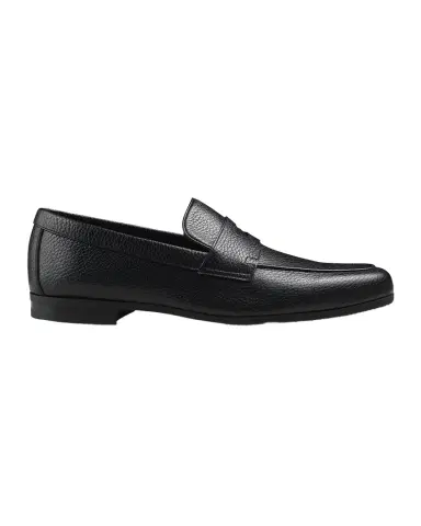 John Lobb Men's Thorne Soft Textured Leather Penny Loafers | Thumbnail 1