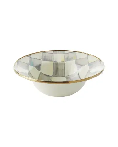 MacKenzie-Childs Sterling Check Breakfast Bowl | Thumbnail 1