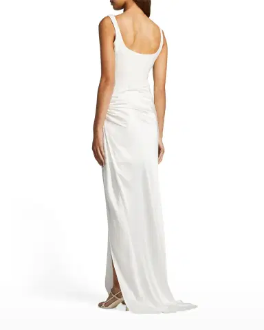 Cinq à Sept Marian Sleeveless Gown | Thumbnail 4