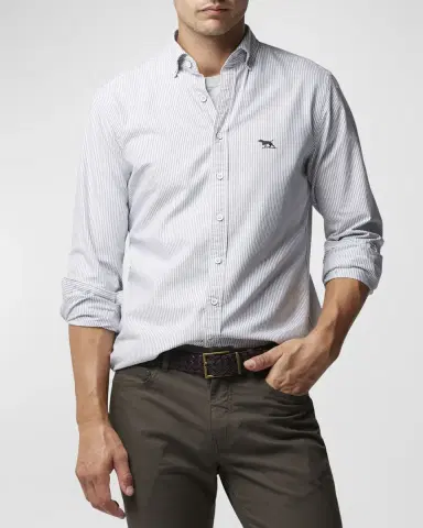 Rodd & Gunn Men's Oxford Stripe Sport Shirt | Thumbnail 4