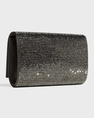 Judith Leiber Couture Fizzy Crystal Flap Clutch Bag | Thumbnail 3