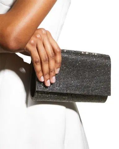 Judith Leiber Couture Fizzy Crystal Flap Clutch Bag | Thumbnail 1