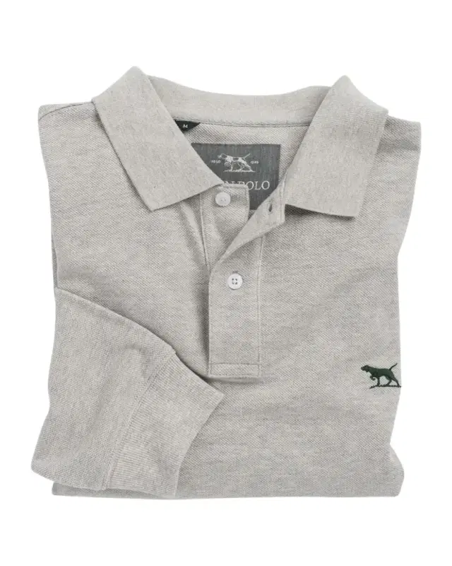 Men 's Long-Sleeve Pique Polo Shirt
