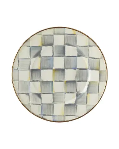 MacKenzie-Childs Sterling Check Salad Plate | Thumbnail 1