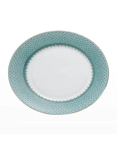 Mottahedeh Green Lace Dessert Plate | Thumbnail 2