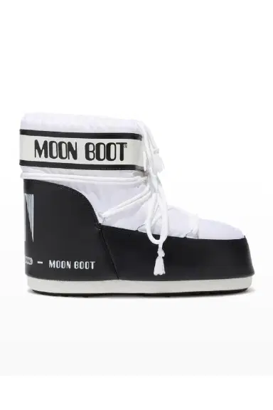 Moon Boot Classic Bicolor Lace-Up Short Snow Boots | Thumbnail 4
