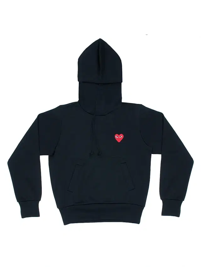 Comme des Garçons PLAY Women's Play Hooded Sweatshirt - Black