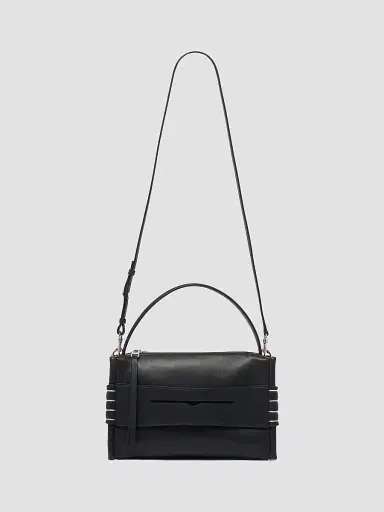 JW Anderson Women's Loafer Leather Top Handle Bag - Black | Thumbnail 6 JW Anderson Women's Loafer Leather Top Handle Bag - Black | Thumbnail 6