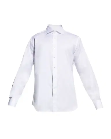 Canali Men's Solid Twill Dress Shirt | Thumbnail 1 Canali Men's Solid Twill Dress Shirt | Thumbnail 1