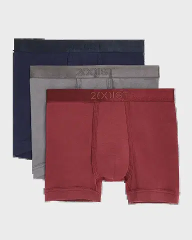 2Xist Men 's 3-Pack Pima Cotton Boxer Briefs | Thumbnail 2