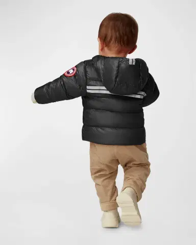 Canada Goose Kid 's Crofton Logo Quilted Jacket, Size 6-24M | Thumbnail 3