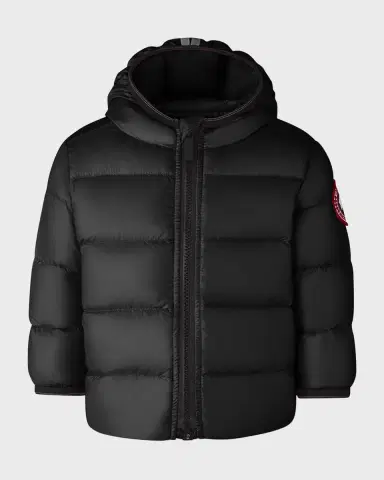 Canada Goose Kid 's Crofton Logo Quilted Jacket, Size 6-24M | Thumbnail 4