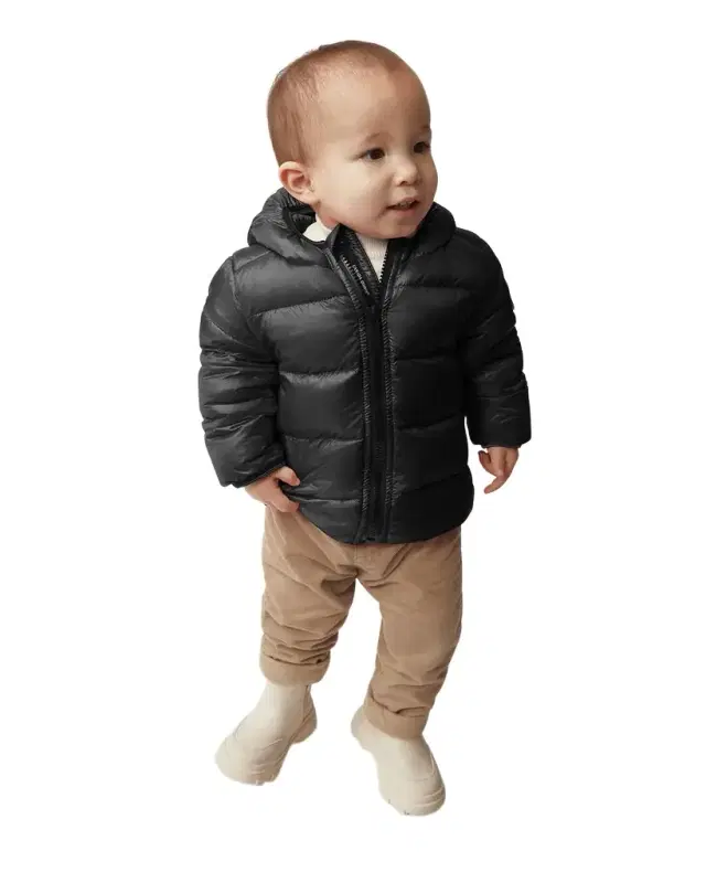 Canada Goose Kid 's Crofton Logo Quilted Jacket, Size 6-24M
