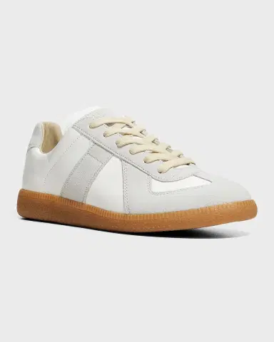 Maison Margiela Replica Suede & Leather Sneakers | Thumbnail 2 Maison Margiela Replica Suede & Leather Sneakers | Thumbnail 2
