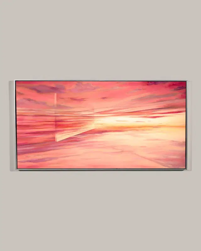 RFA Fine Art Rose Sunset ' Wall Art on Canvas