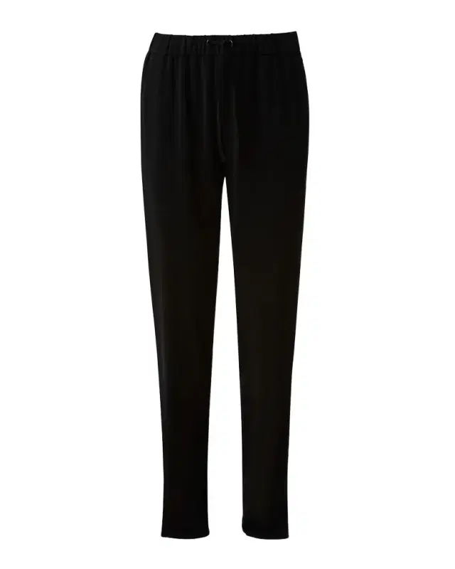 Akris punto Mike Split-Hem Crepe Pull-On Pants