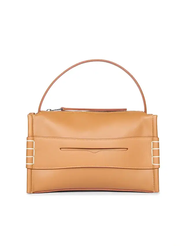 JW Anderson Women's Loafer Leather Top Handle Bag - Tan