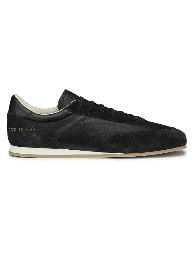 Men's Minimal Runner Sneakers - Black