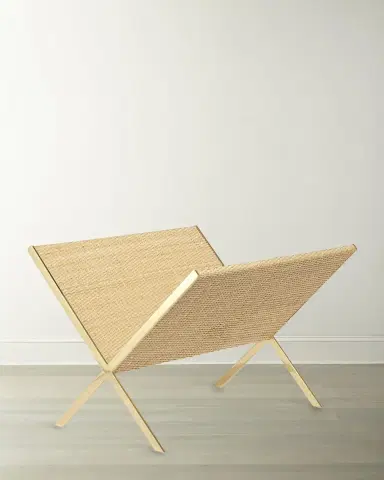 AERIN Colette Cane Magazine Rack | Thumbnail 2