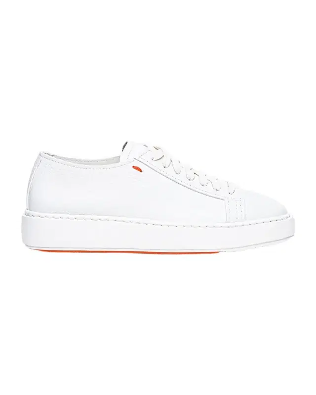 Santoni Anginal Low-Top Leather Sneakers