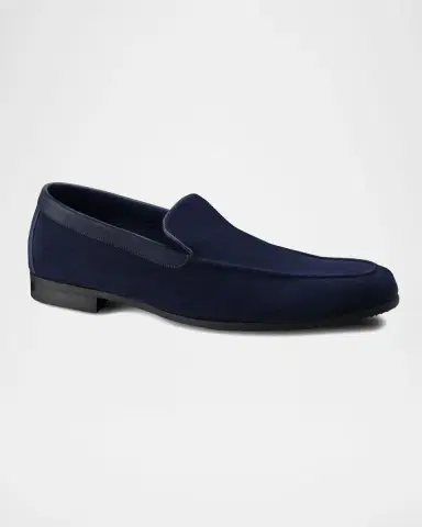 John Lobb Men's Tyne Suede Loafers | Thumbnail 2 John Lobb Men's Tyne Suede Loafers | Thumbnail 2