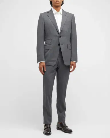 Tom Ford Men's O 'Connor Solid Wool Suit | Thumbnail 6 Tom Ford Men's O 'Connor Solid Wool Suit | Thumbnail 6