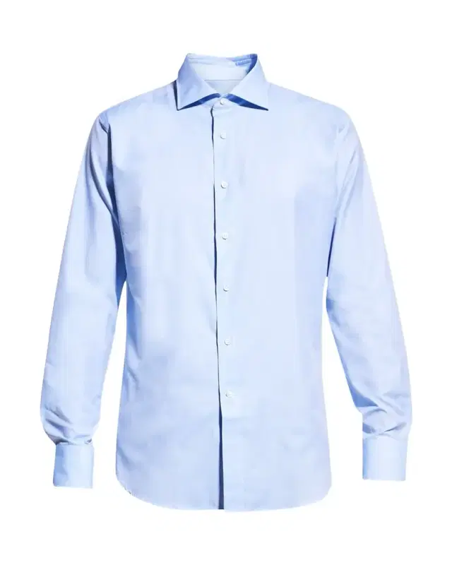 Canali Men 's Wrinkle-Resistant Solid Dress Shirt