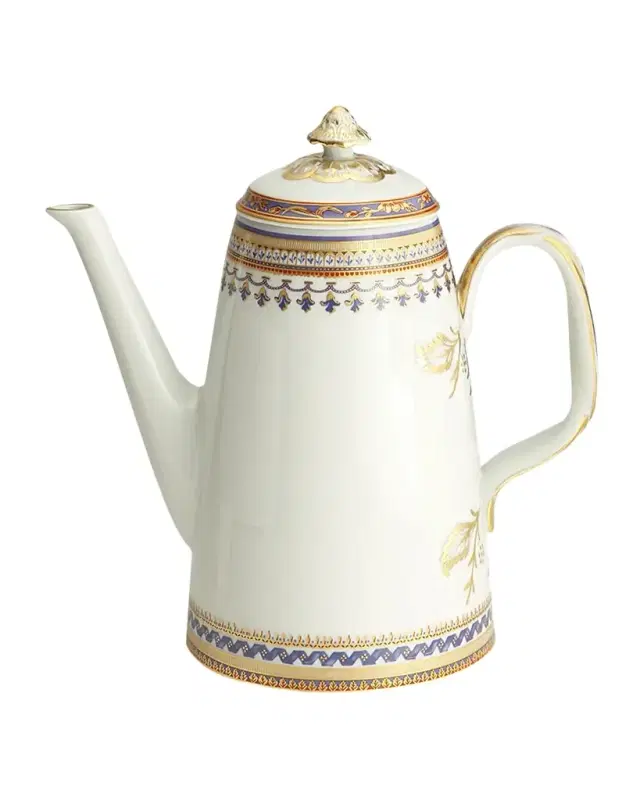 Mottahedeh Chinoise Blue Coffee Pot