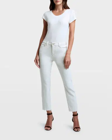 L'Agence Sada High-Rise Crop Slim Jeans | Thumbnail 2