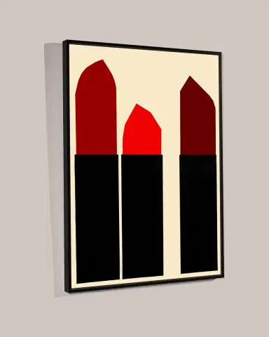 RFA Fine Art Red Pepper Lipsticks ' Wall Art on Canvas | Thumbnail 2 RFA Fine Art Red Pepper Lipsticks ' Wall Art on Canvas | Thumbnail 2