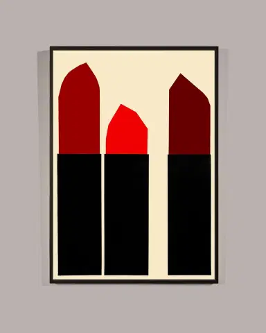 RFA Fine Art Red Pepper Lipsticks ' Wall Art on Canvas | Thumbnail 1 RFA Fine Art Red Pepper Lipsticks ' Wall Art on Canvas | Thumbnail 1